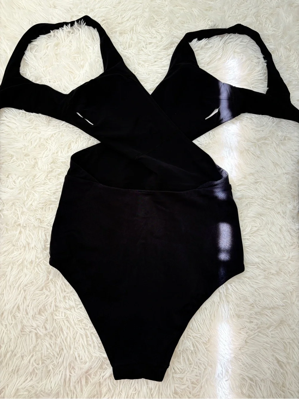 Lululemon Cross-Front Deep V High-Waisted One-Piece Swimsuit